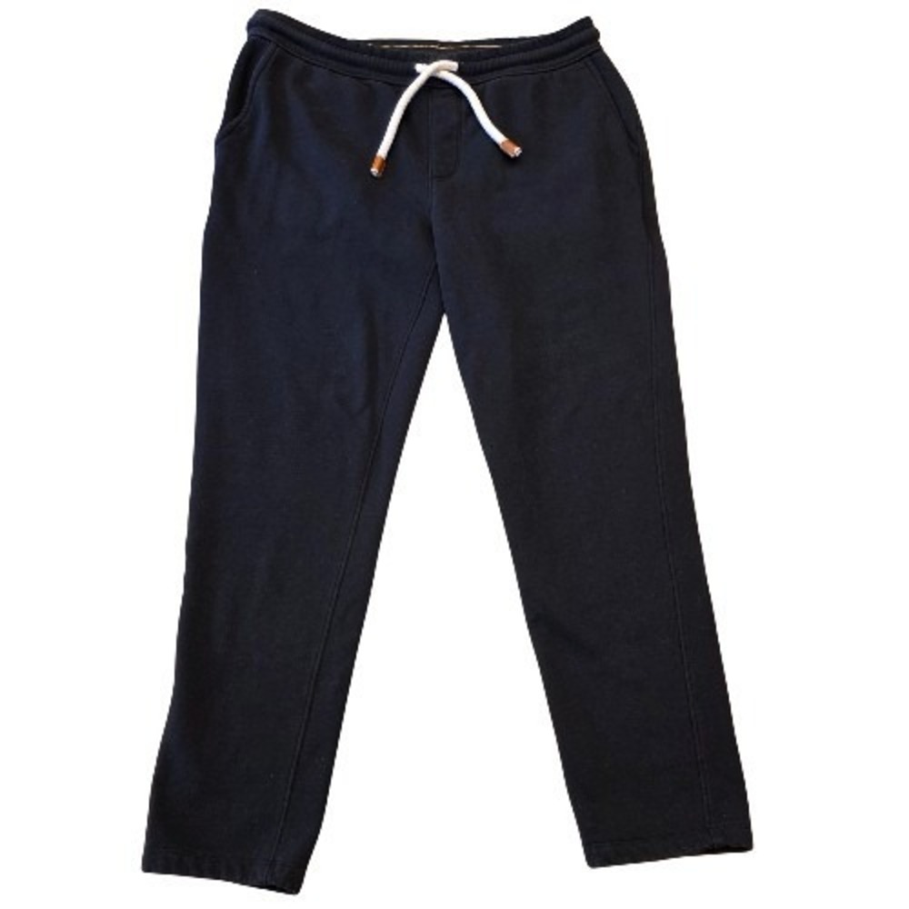 Outpost Makers Mens L Sweatpants Jogger‎ Black Rope Drawstring Pockets Casual